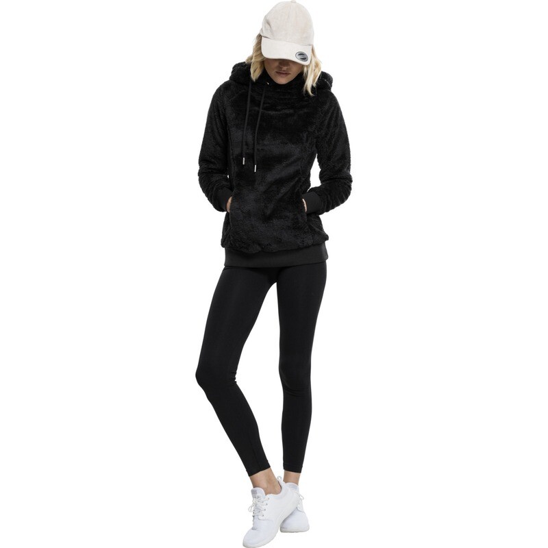 Ladies Long Teddy Hoody