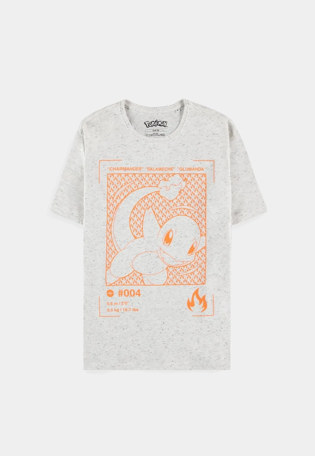 Pokémon - Neppy Charmander - Men&#39;s Short Sleeved T-shirt
