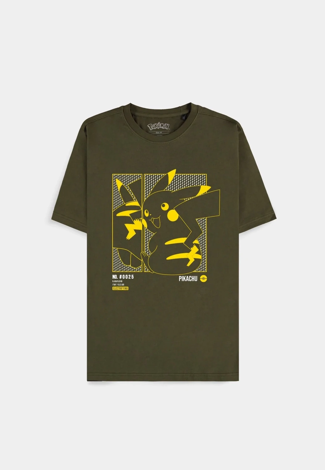 Pokémon - Green Pikachu Men&#39;s Short Sleeved T-shirt