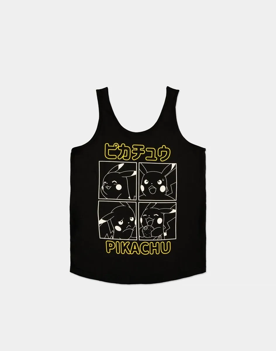 Pokémon - Outline Pika - Women&#39;s Tank Top