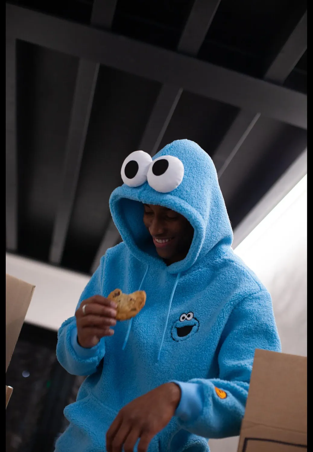 Sesame Street - Cookie Monster Teddy Novelty Hoodie