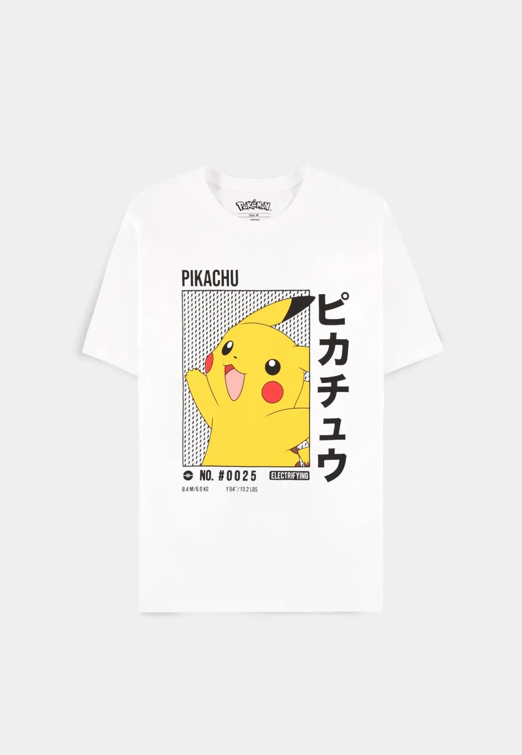 Pokémon - Pikachu Men&#39;s Short Sleeved T-shirt (White)