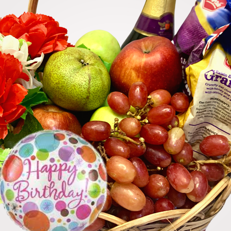 Happy Birthday Fruit Basket
