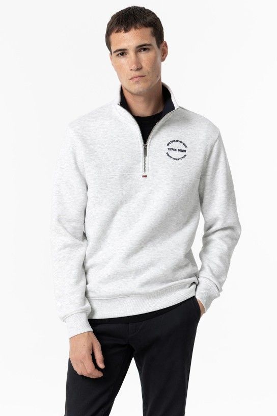SUDADERA BO GRIS