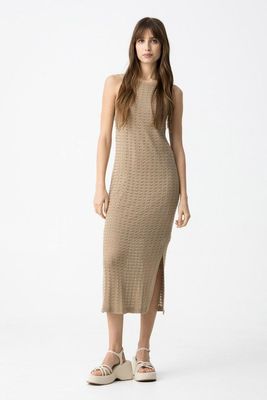 VESTIDO MENIPPE TOSTADO