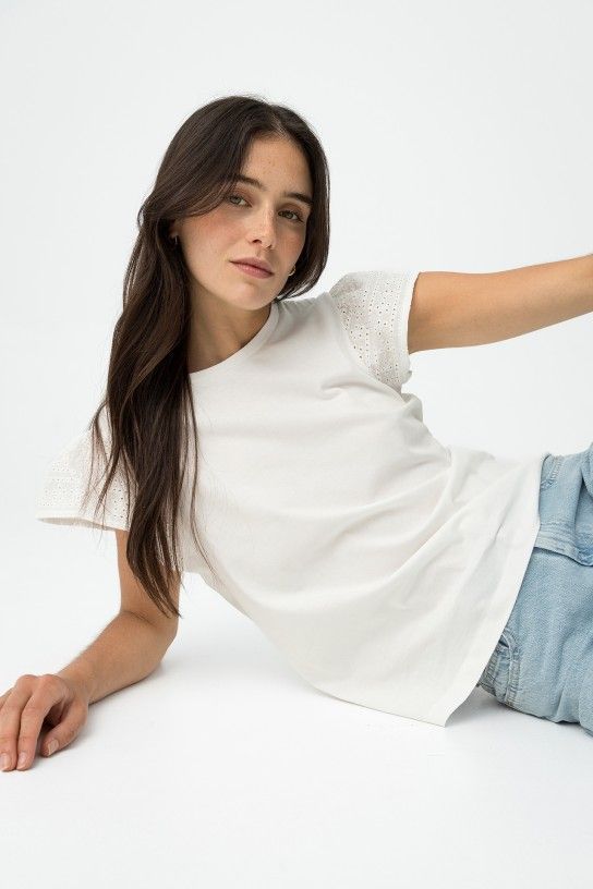 CAMISETA GRACIOSA BLANCA