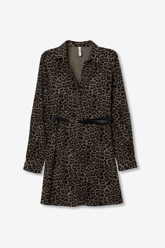 VESTIDO LEOPARD