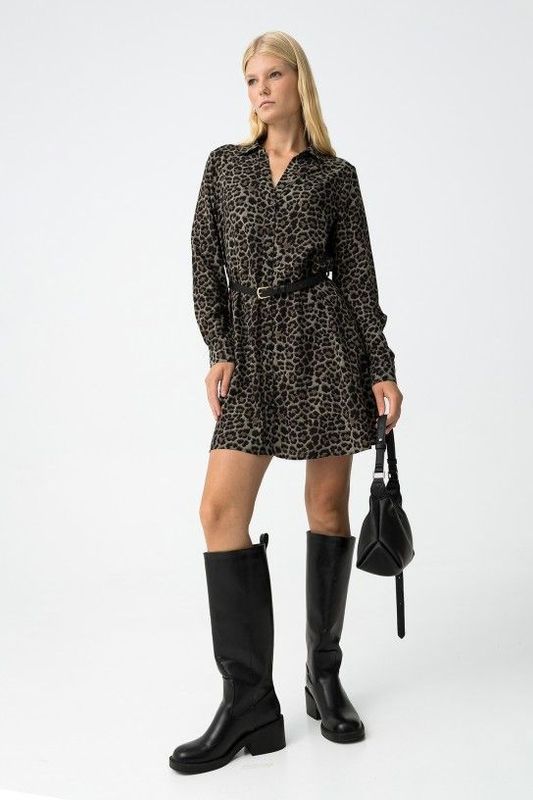VESTIDO LEOPARD