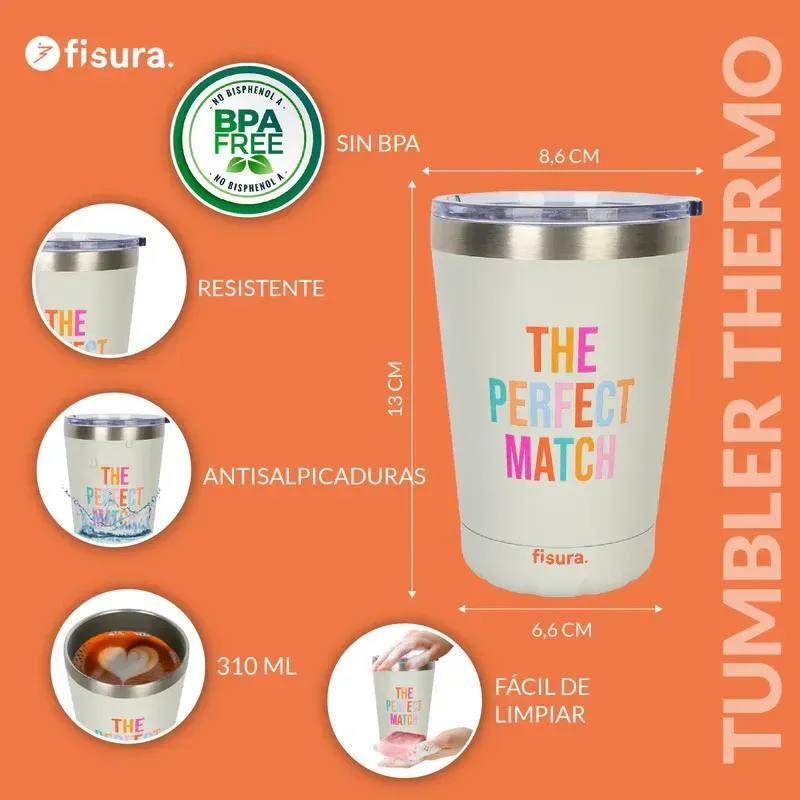 VASO TERMO THE PERFECT MATCH VASO TERMO THE PERFECT MATCH