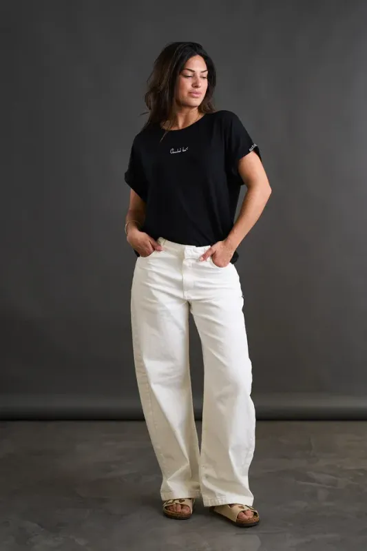 CAMISETA BÁSICA ANABEL LEE NEGRA