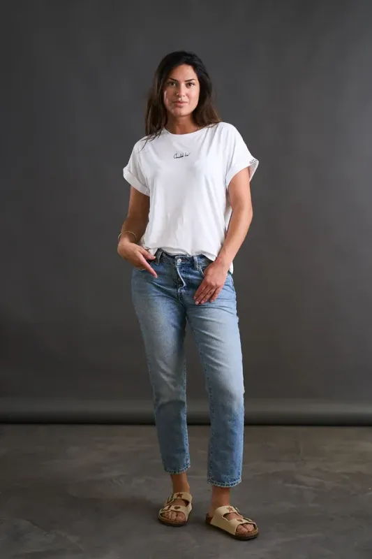 CAMISETA BÁSICA ANABEL LEE BLANCA