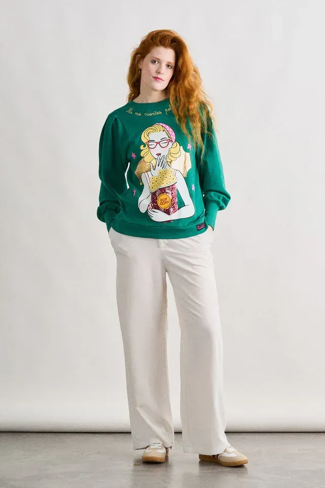 SUDADERA PALOMITAS SUDADERA PALOMITAS