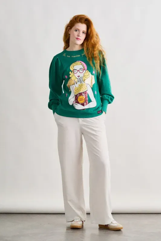 SUDADERA PALOMITAS
