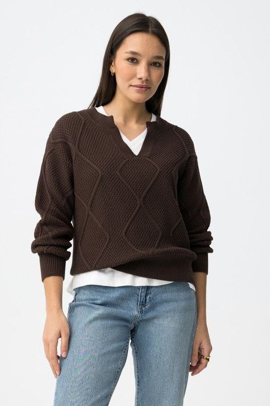 JERSEY TEXAS MARRÓN