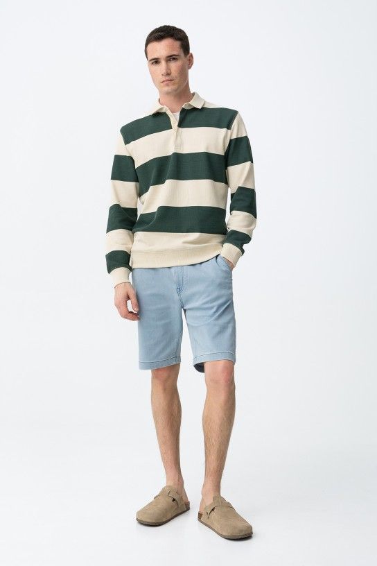 INDIGO KNIT SHORT 53