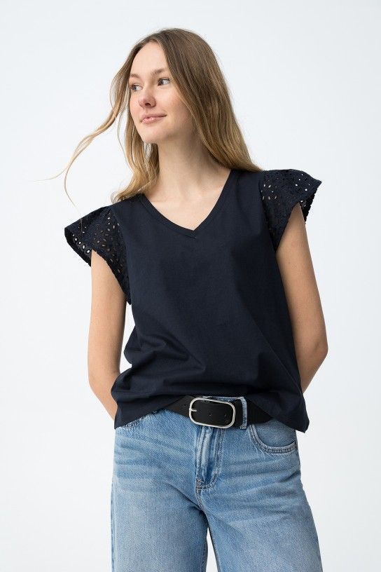 CAMISETA GRACIOSA AZUL