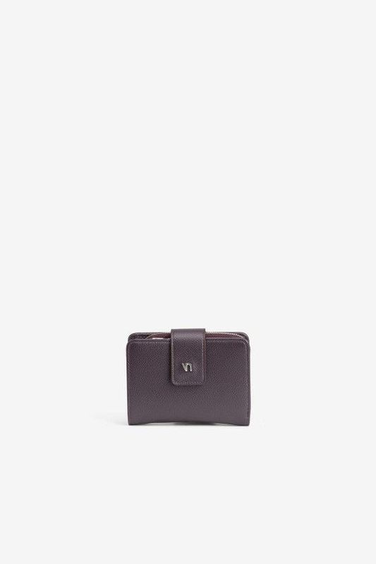 MONEDERO MORADO ANIMAL PRINT