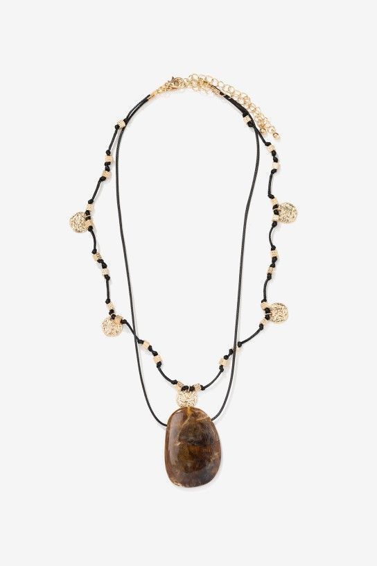 COLLAR PIEDRA DOBLE