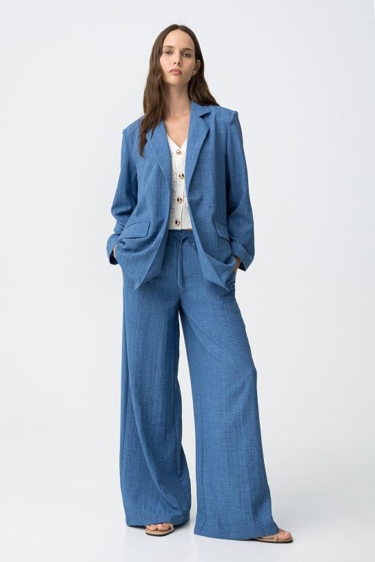 PANTALÓN TURQUESA