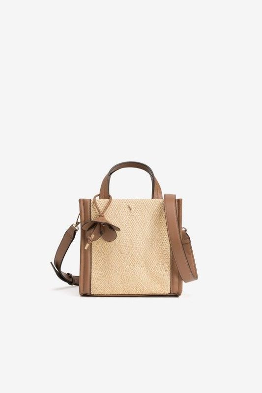 BOLSO CUADRARO FLOR