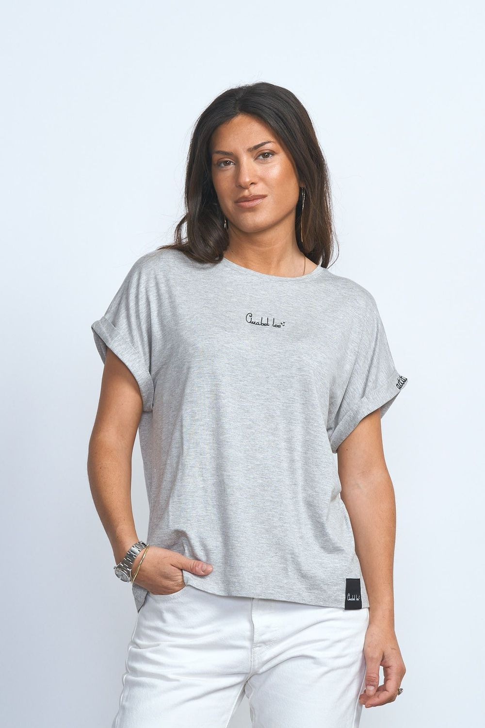 CAMISETA BÁSICA GRIS