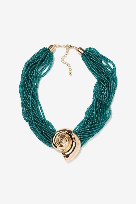 COLLAR CUENTAS VERDE