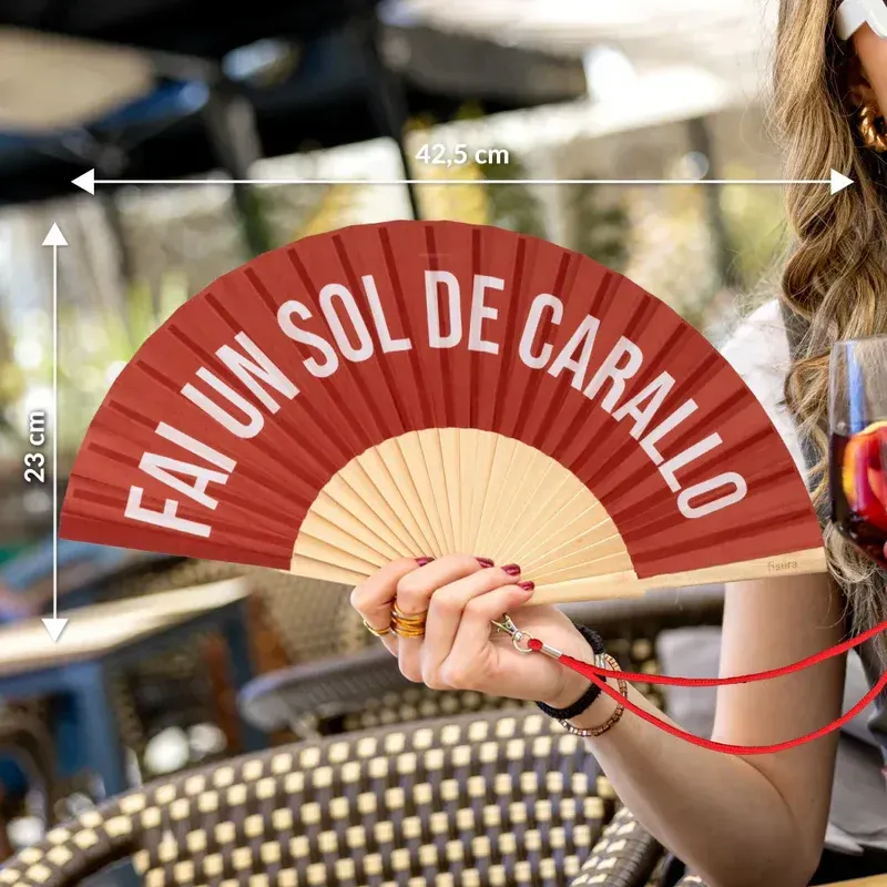ABANICO "FAI UN SOL DE CARALLO"