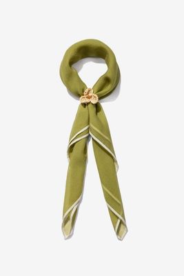 BANDANA BROCHE FLOR