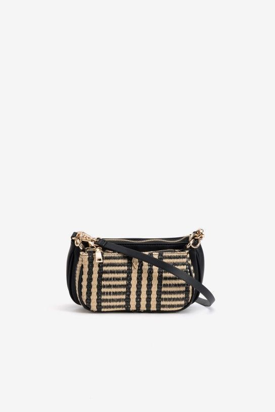 BOLSO DOBLE RAFIA