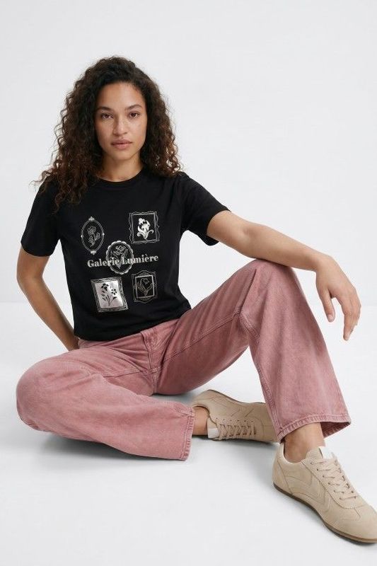 CAMISETA BONCHIC NEGRA