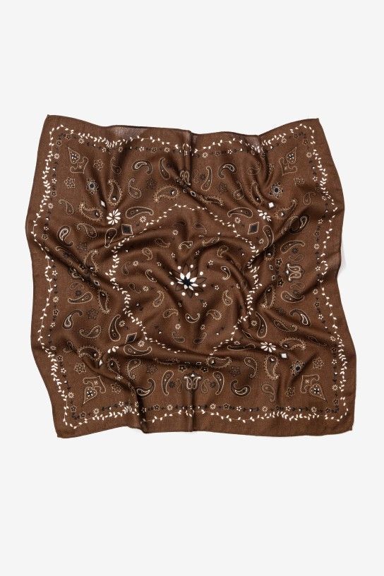 BANDANA PASLEY MARRÓN
