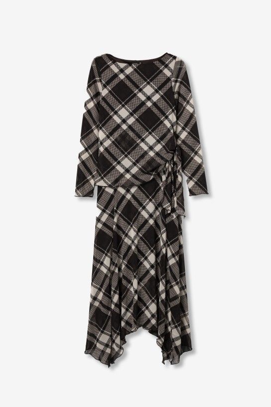VESTIDO DUMPLING CUADROS