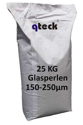 Glasperlen 1.Qualität, Körnung 150-250 µm 1 Kg/1,32€