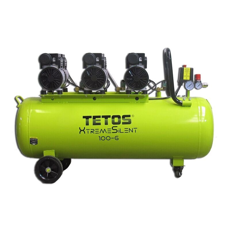 Kompressor TETOS XtremeSilent 100L / 6 Zylinder / 2,2KW Kompressor TETOS XtremeSilent 100L / 6 Zylinder / 2,2KW