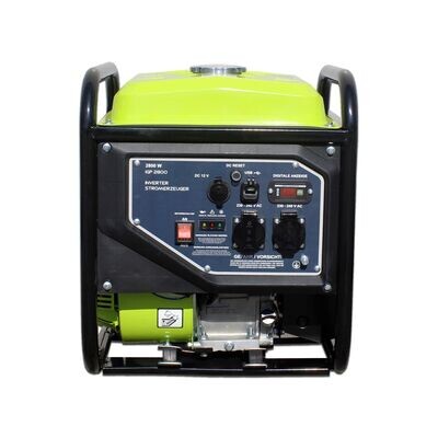 Stromerzeuger Inverter Generator Notstromaggregat Benzin 2800 W 2x 230 V tragbar