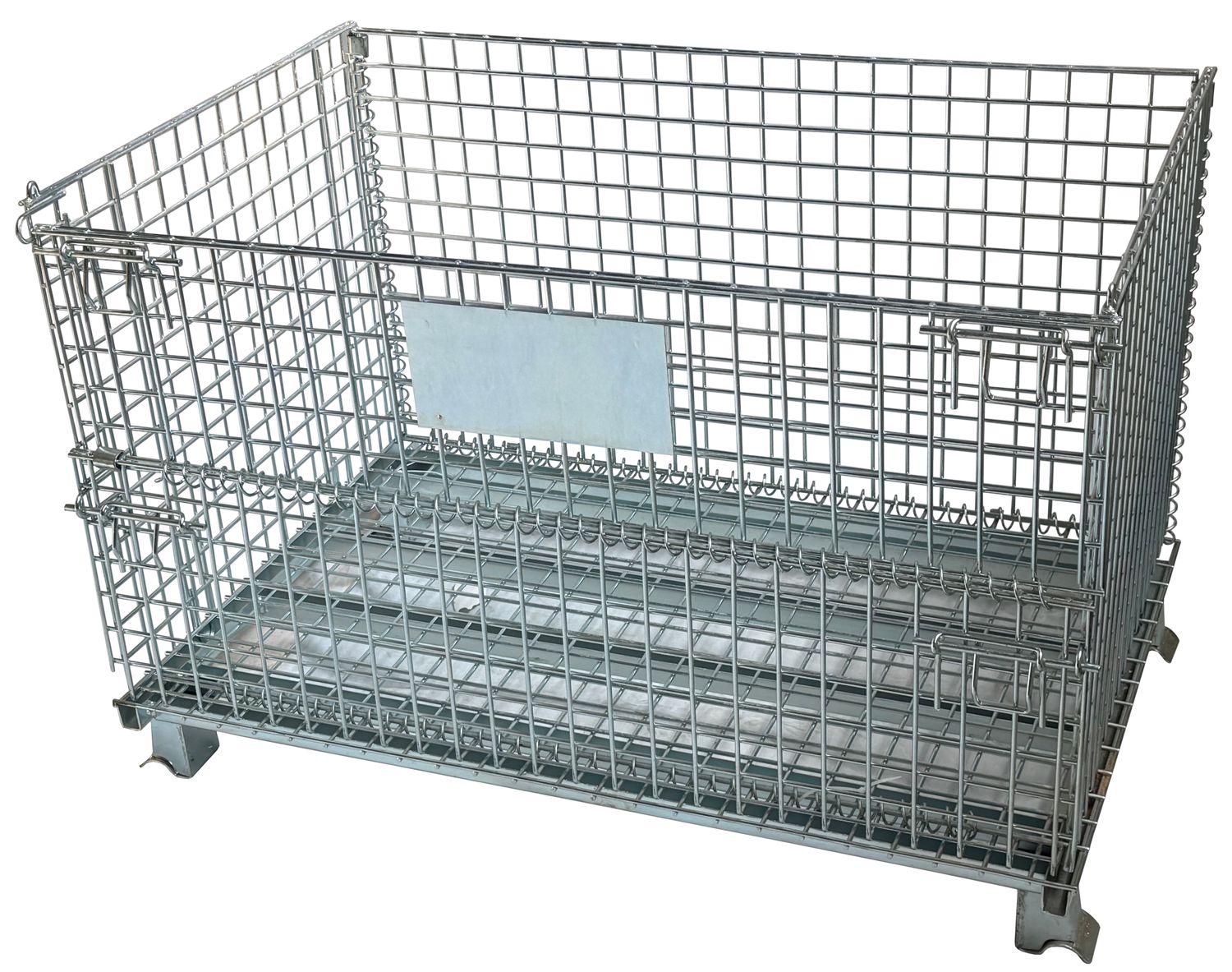 Faltbare Gitterbox Palettenbox stapelbar 1200x800x800 mm