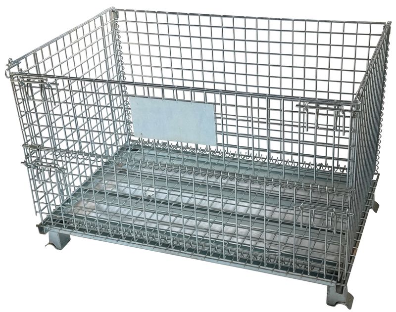 Faltbare Gitterbox Palettenbox stapelbar 1200x800x800 mm Faltbare Gitterbox Palettenbox stapelbar 1200x800x800 mm