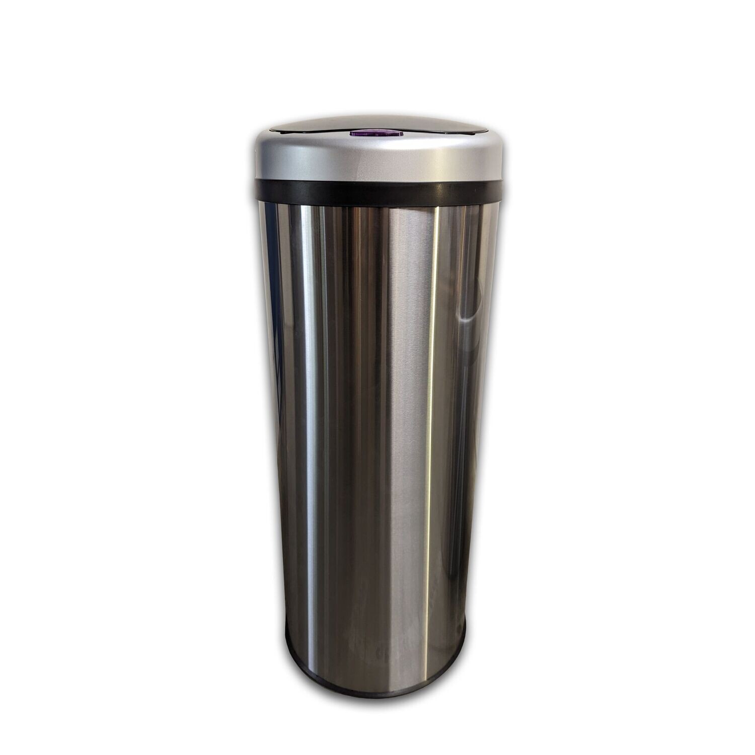 Sensor Abfalleimer 50 L, Mülleimer aus Edelstahl, moderner Papierkorb, Hygiene, sauber Sensor Abfalleimer 50 L, Mülleimer aus Edelstahl, moderner Papierkorb, Hygiene, sauber