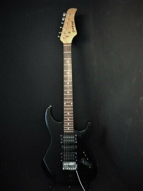 Jay Sound Stratocaster HSH zwart | Bout Guitars