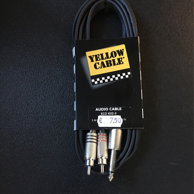 Yellow Cable Eco K02-3. 3 Meter