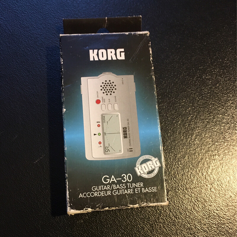 Korg GA-30 Guitar/Bass Tuner Nog Nooit Gebruikt