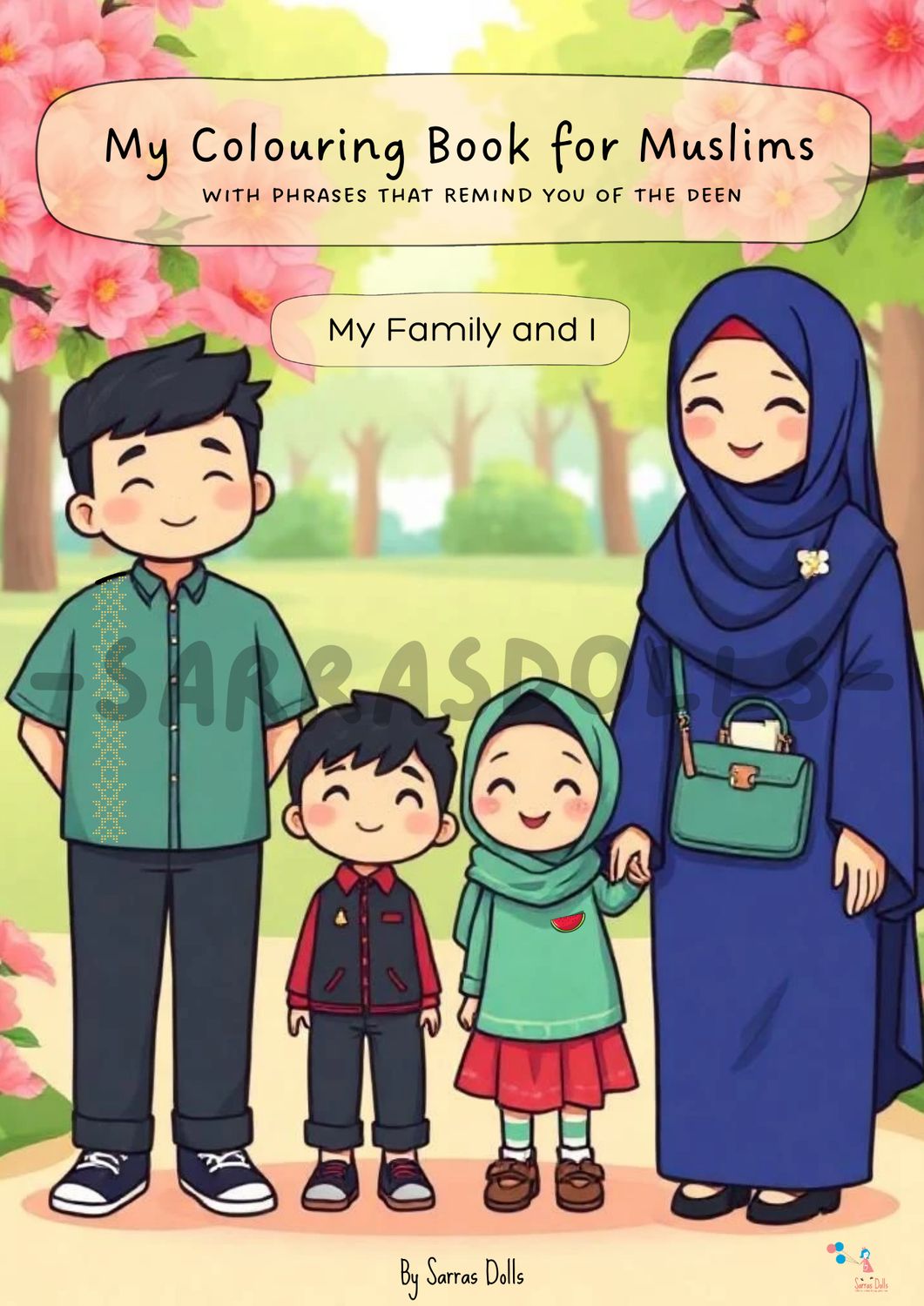 Colouring Book Vol. 2 - My Family and I (A5 size)