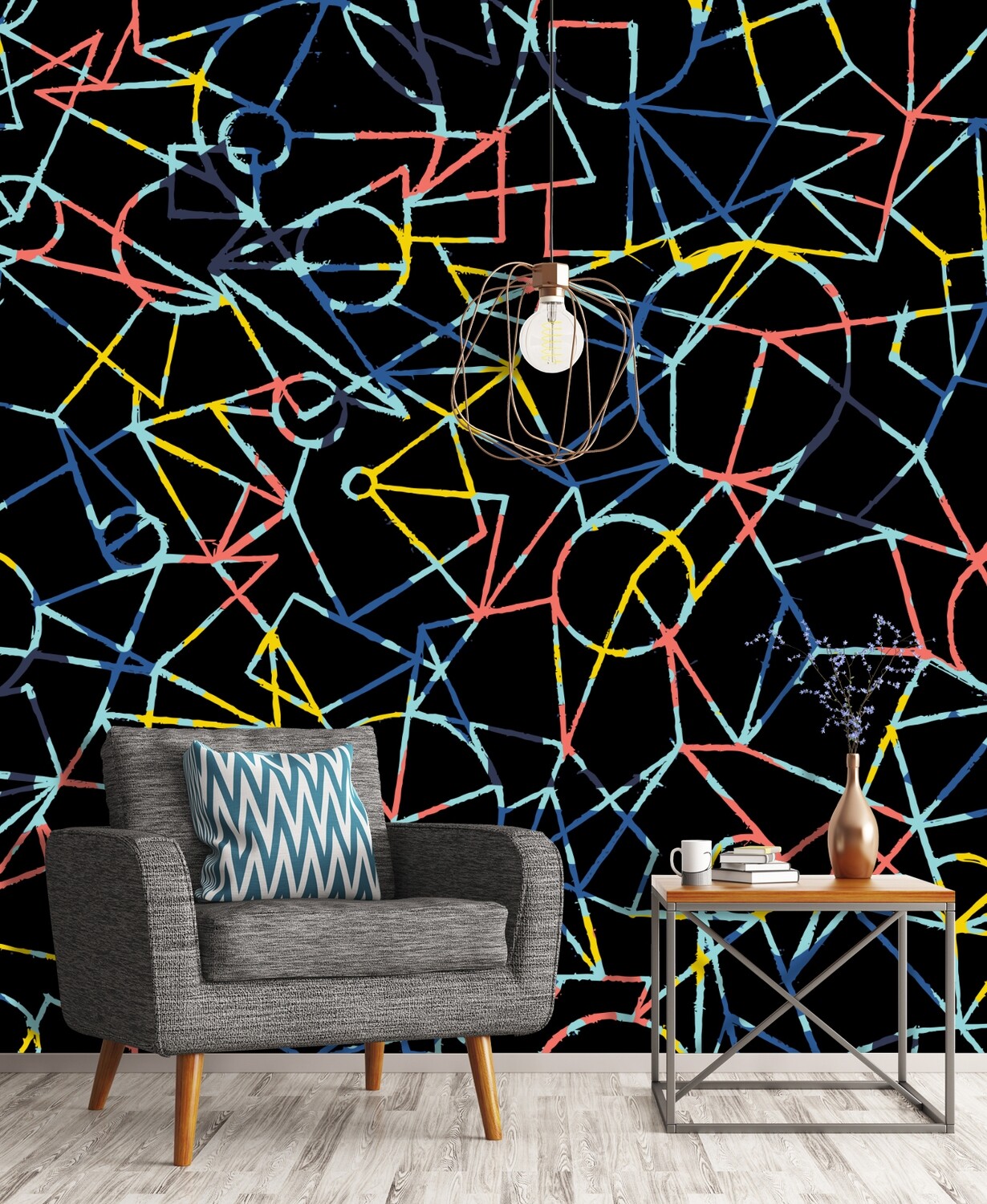 Geometric Dance Wallpaper