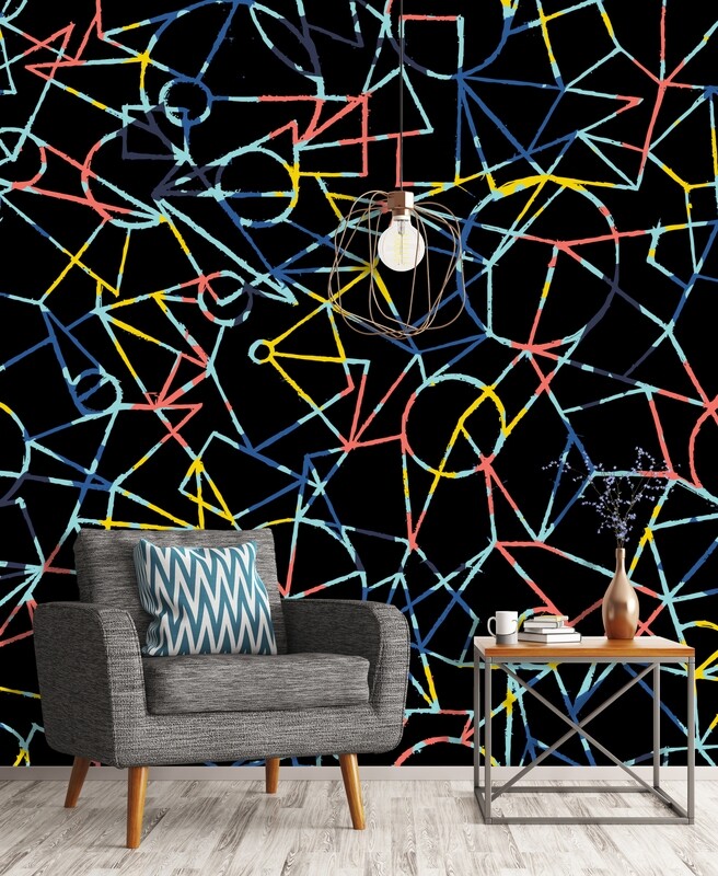 Geometric Dance Wallpaper