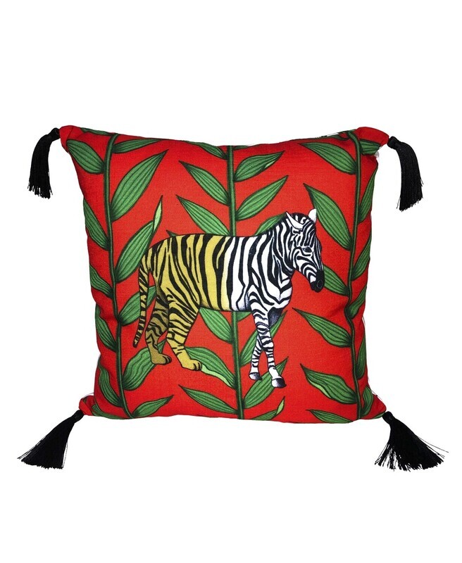 Zebriger Throw Pillow