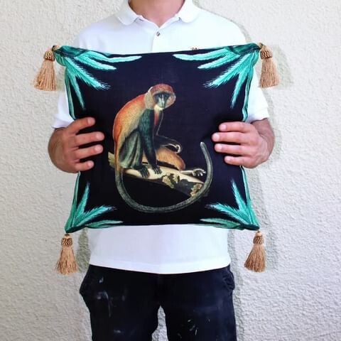 Primate Throw Pillow