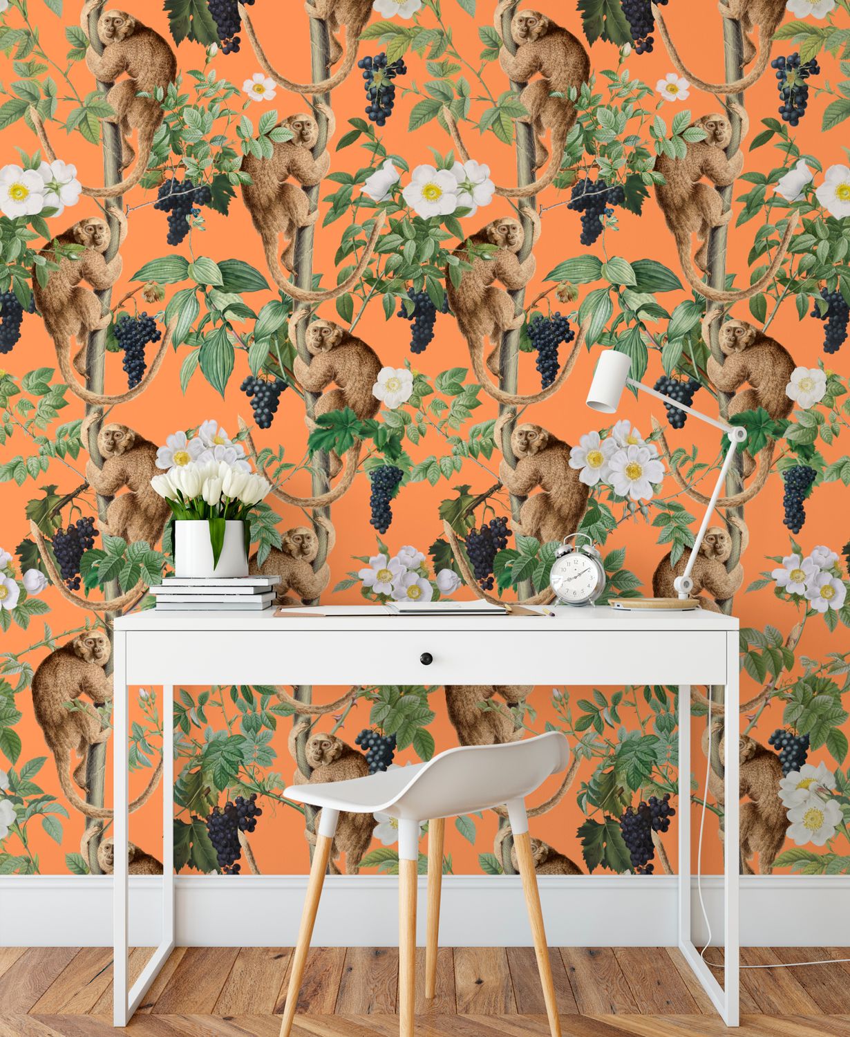 Monkeys on the Move Wallpaper
