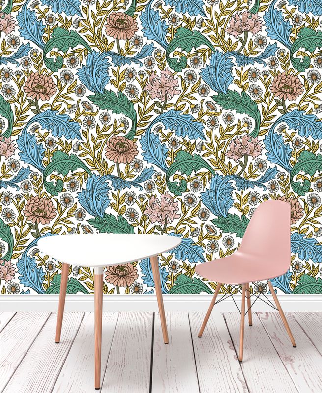 Floral Symphony Wallpaper