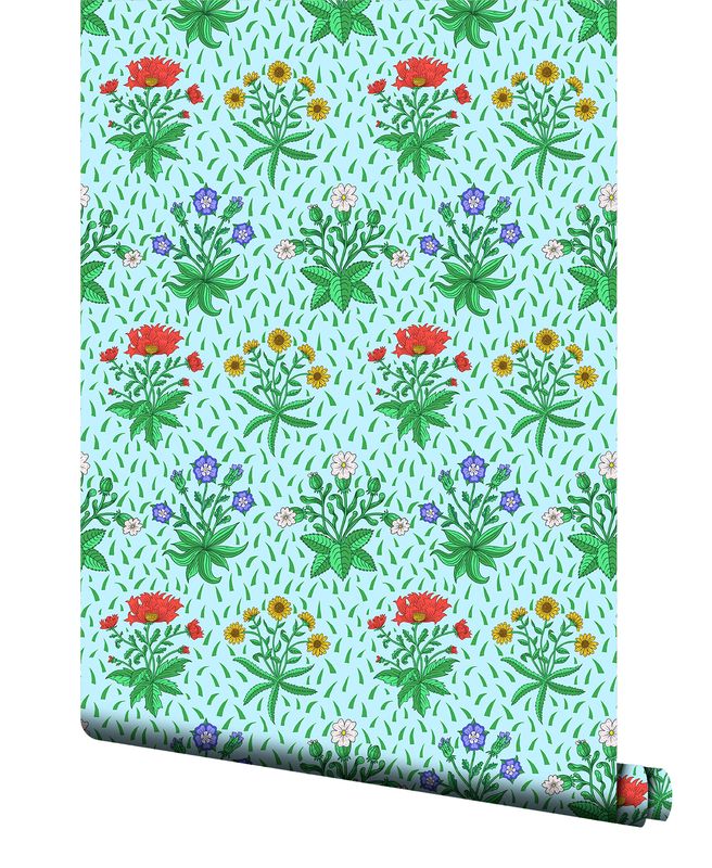 Millefleur Garden Wallpaper