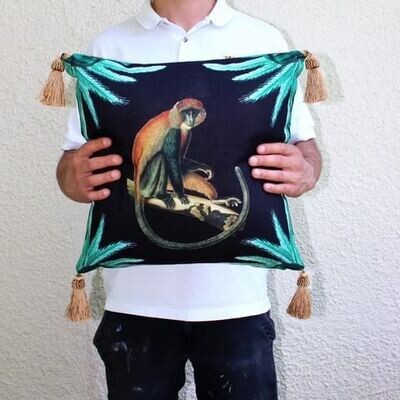 Primate Throw Pillow
